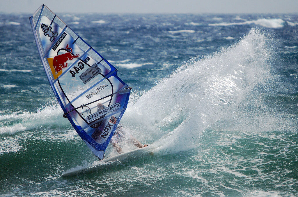 L’essence du windsurf : Playa de Vargas, Gran Canaria, Espagne