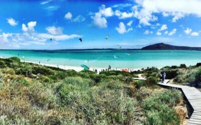 Le paradis du windsurf : Le lagon de Langebaan, Afrique du Sud