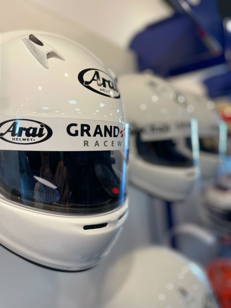 casque karting